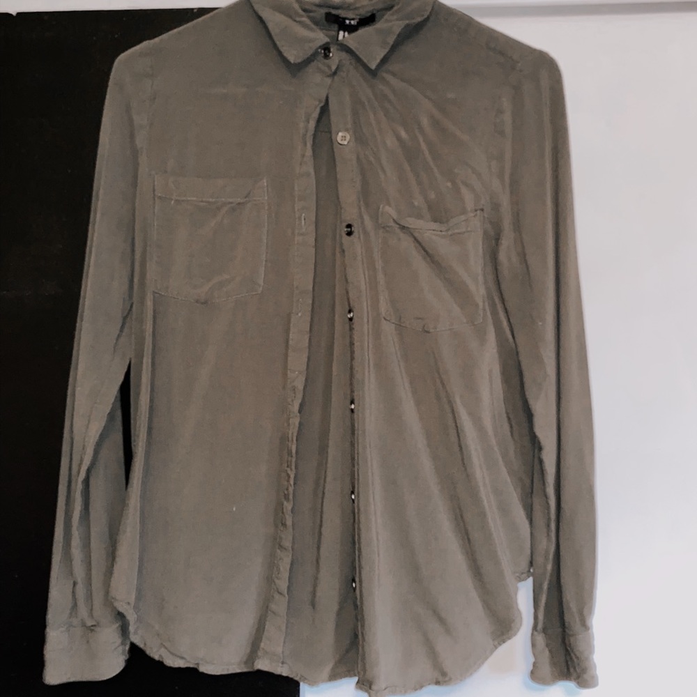 army green flannel